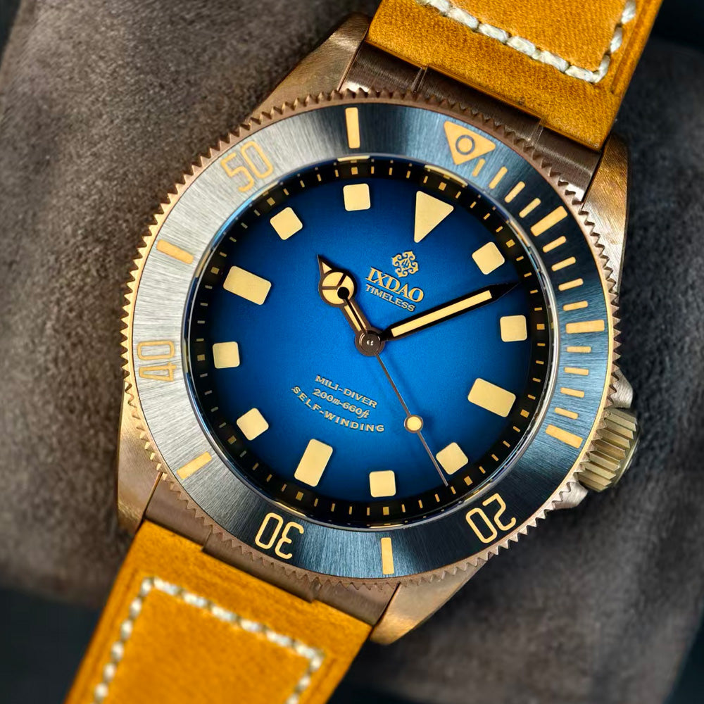 IXDAO X02T Bronze - Vintage Patina Automatic Watch | Minora